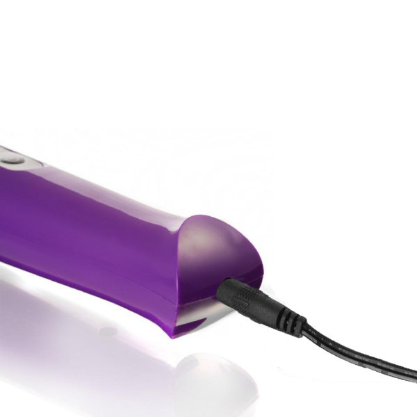 10 Speed Rechargeable Massager Full Body Massager3 600x600 - Magic Wand Massager USB fialový │ Masážní vibrační hlavice