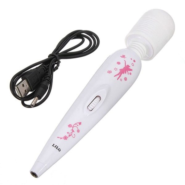 Magic wand massager Fairy White – masážní hlavice