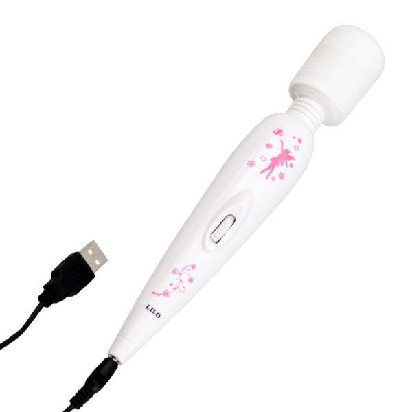 Magic wand massager Fairy White - USB masážní hlavice