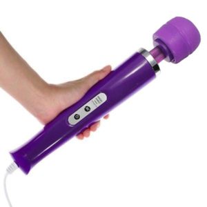 Magic Wand Massager – fialový do sítě │ Vibrační masážní hlavice