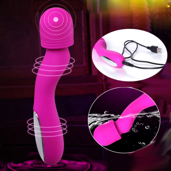 Female Vibrator - Luxusní Magic Wand massager typ 2 - růžový