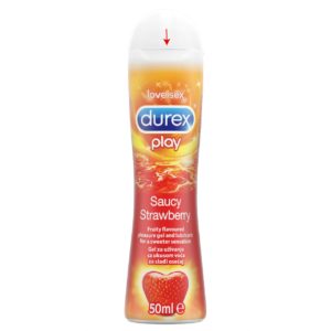 TR1230738 RB Durex Saucy Strawberry 50ml RB245496 TR1179943 FRONT 300x300 - Dibei dálkově ovládaný vyhřívaný vibrátor │Fucking machine