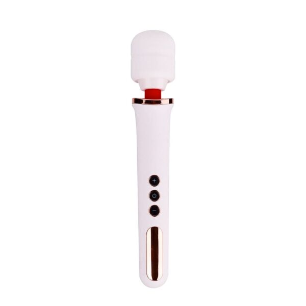 Cksohot Magic wand massager usb white 05 600x600 - Cksohot magic wand body massager │ bílozlatá na USB