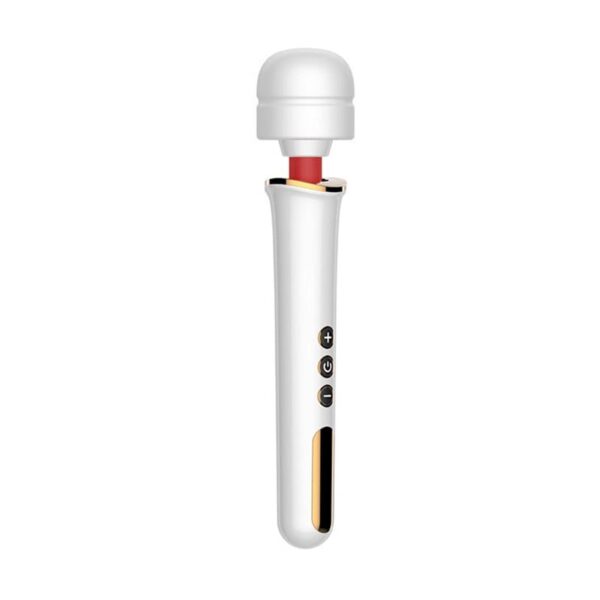 Cksohot Magic wand massager usb white 06 600x600 - Cksohot magic wand body massager │ bílozlatá na USB