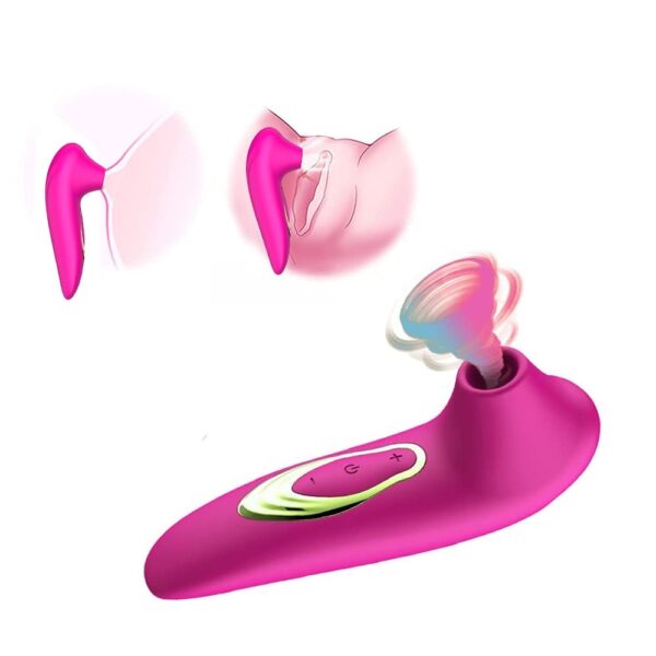 KWD clit suck massager stimulator klitorisu ruzovy 07 600x600 - KWD Stimulátor klitorisu massager růžový