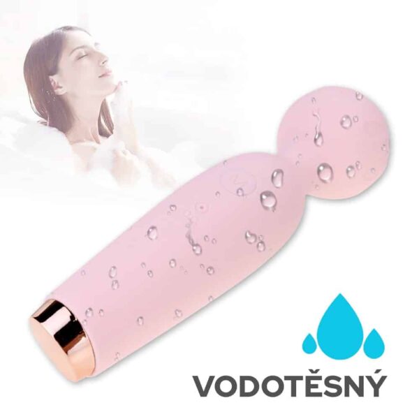 Lilo magic wand massager 7 min 600x600 - LILO Personal vibrator massager │ Masážní hlavice růžová